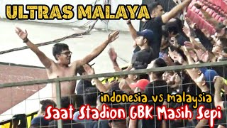 Ultras Malaya Sempat Nyanyikan Chant, Ultras Garuda pun bereaksi | Indonesia vs Malaysia