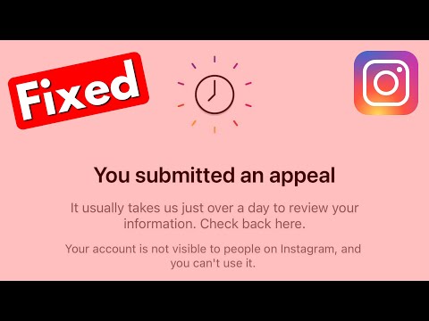 You Submitted An Appeal Instagram | Instagram You Submitted An Appeal Problem Solved @Teconz