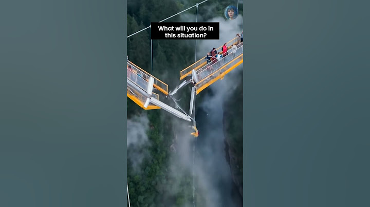 Terrifying Split! Suspension Bridge Snaps Mid-Jump! #shorts