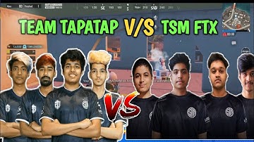 TEAM TAPATAP vs TSM FTX in Scrims | Ex TSM vs TSM FTX in upthrust esports scrims