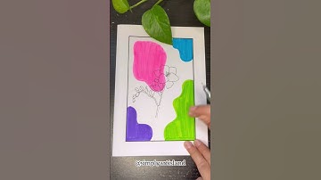 Thumbnail of Freesia flower drawing😍😍 #shorts #freesia #flowerdrawing #drawingtutorial #art