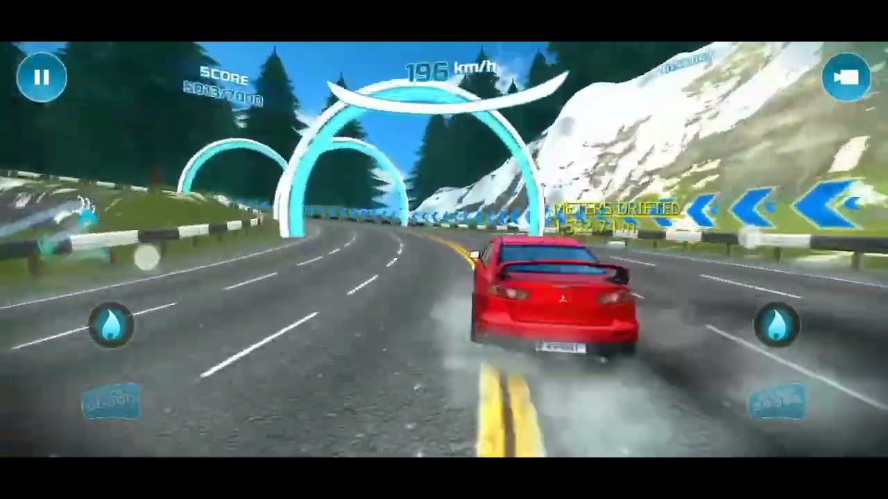 I drifted 2500 meter in asphalt nitro                                                     