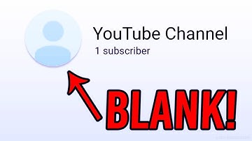 Heeft dit kanaal een ONZICHTBARE profielfoto? (Hoe?)