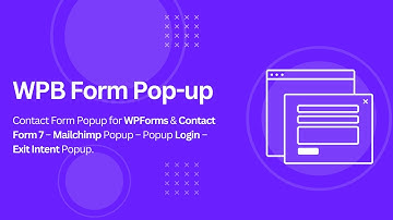 Contact Form Popup for WPForms & Contact Form 7 – Mailchimp Popup – Popup Login – Exit Intent Popup
