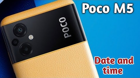 How To Set Date And Time In Poco M5 , Set Date And Time In Poco M5 , How To Set Date And