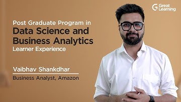 Data Science and Business Analytics Program Testimonial | Vaibhav Shankdhar