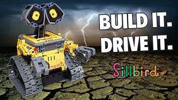 Building the Sillbird RC Wall Robot: A Cute, Light-Up, Sound-Making Brick Set That Drives!