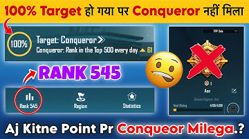 🇮🇳 DAY 06 - 100% Target Complete But No Conqueror 🤯 Solution ✅ | Conqueror rank pus tips and tricks