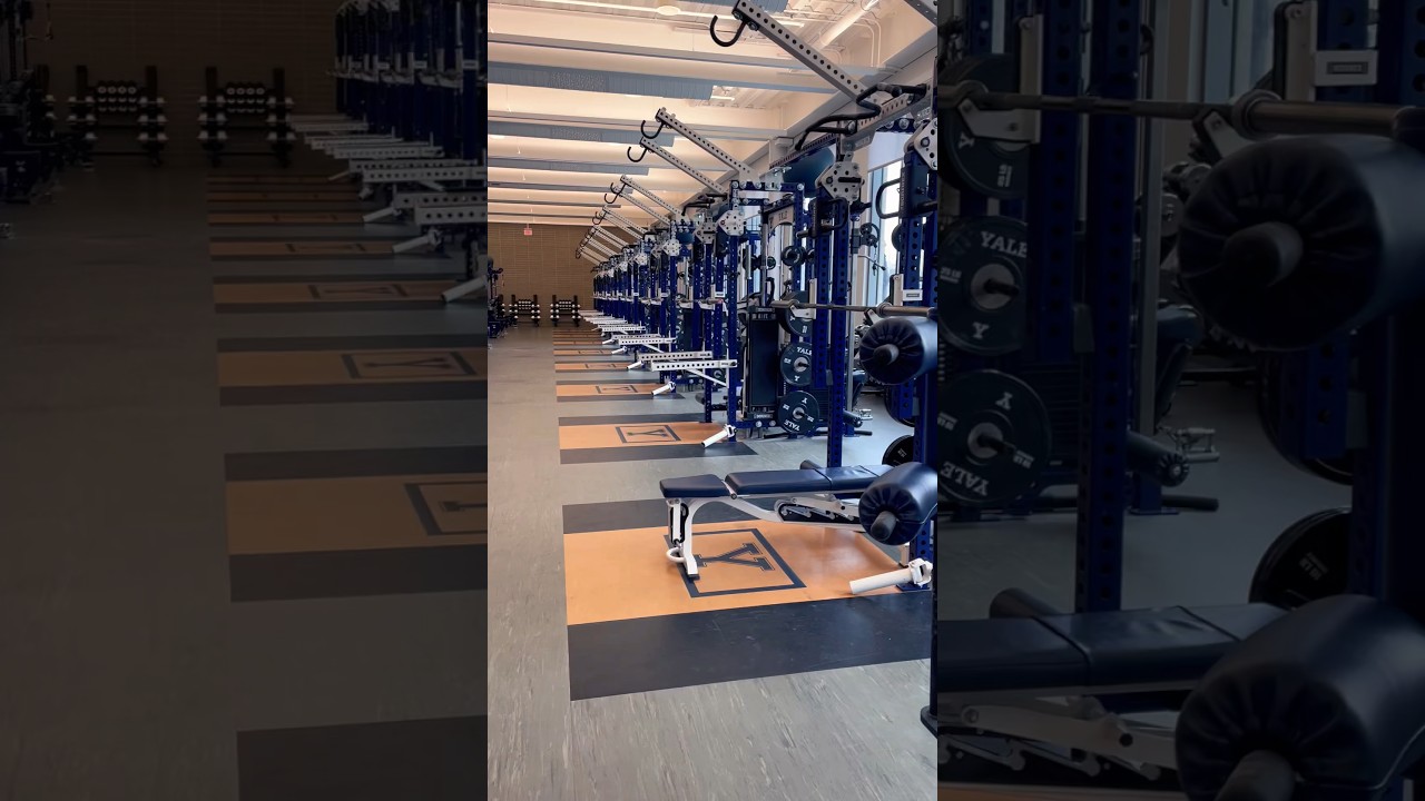 Weight Room at Yale Athletics! athletics ncaa collegefootball gym 