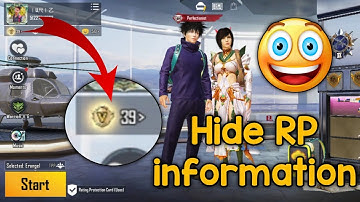 hide rp in pubg, hide rp in bgmi, hide royal pass information, hide rp information in bgmi