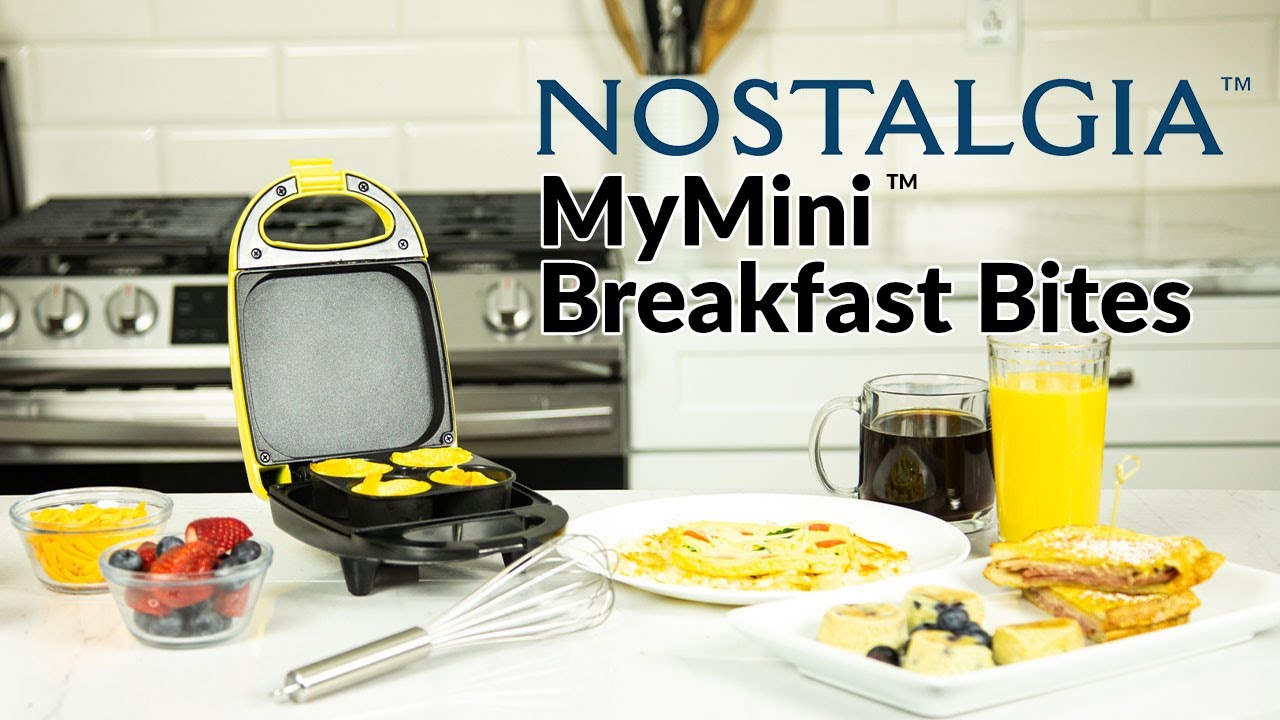 MyMini Personal Breakfast Bites Maker, Yellow