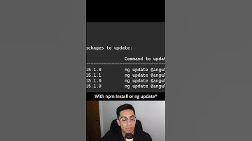 How To Update To The Newest Version of Angular EASILY!