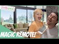 Magic Pausing Remote Prank on Mom!