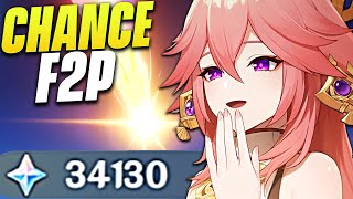 LE JOUEUR F2P LE PLUS CHANCEUX ?! Invocations Yae Miko pour un Abonné - Genshin Impact