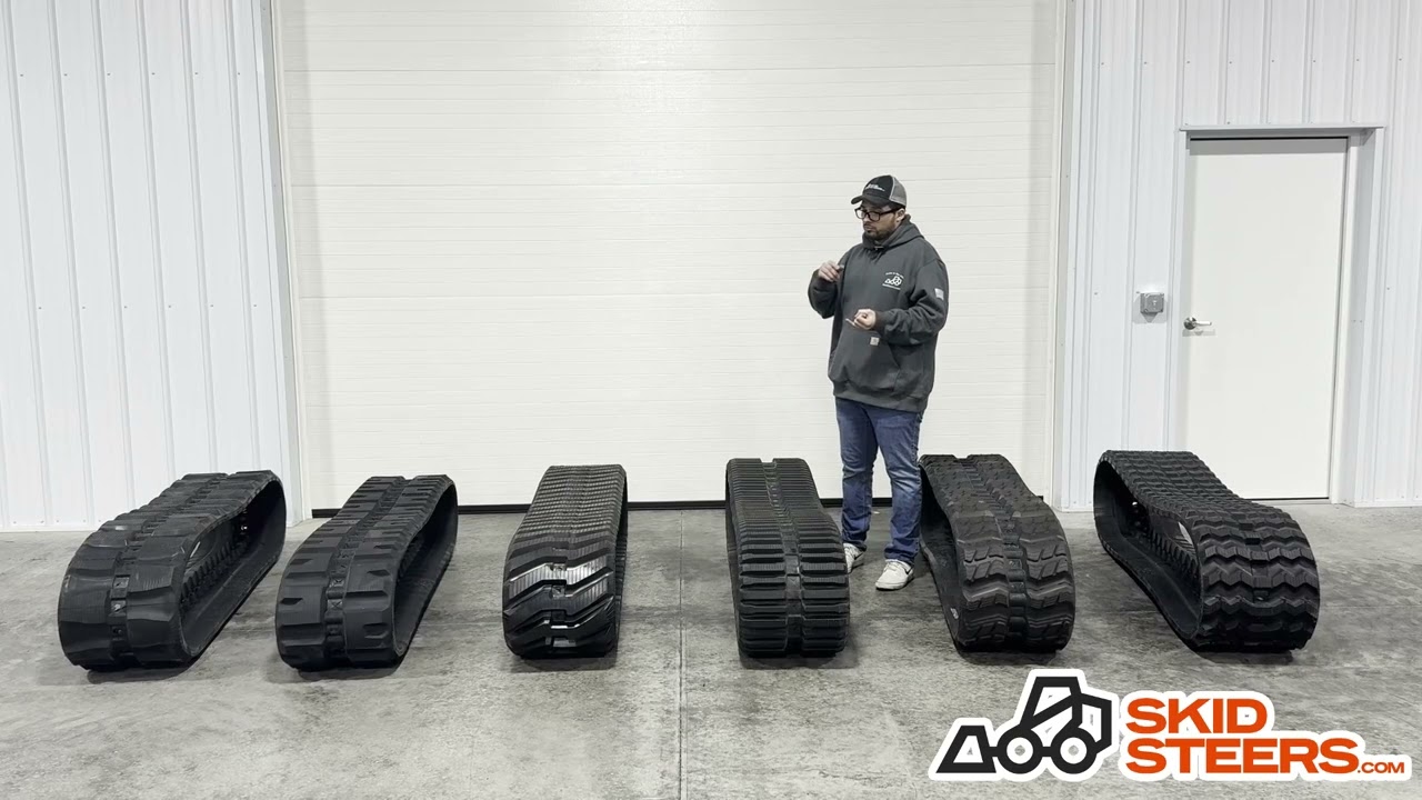 Skid Steer Rubber Tracks Tread Pattern Overview | Best Replacement Tracks by Application