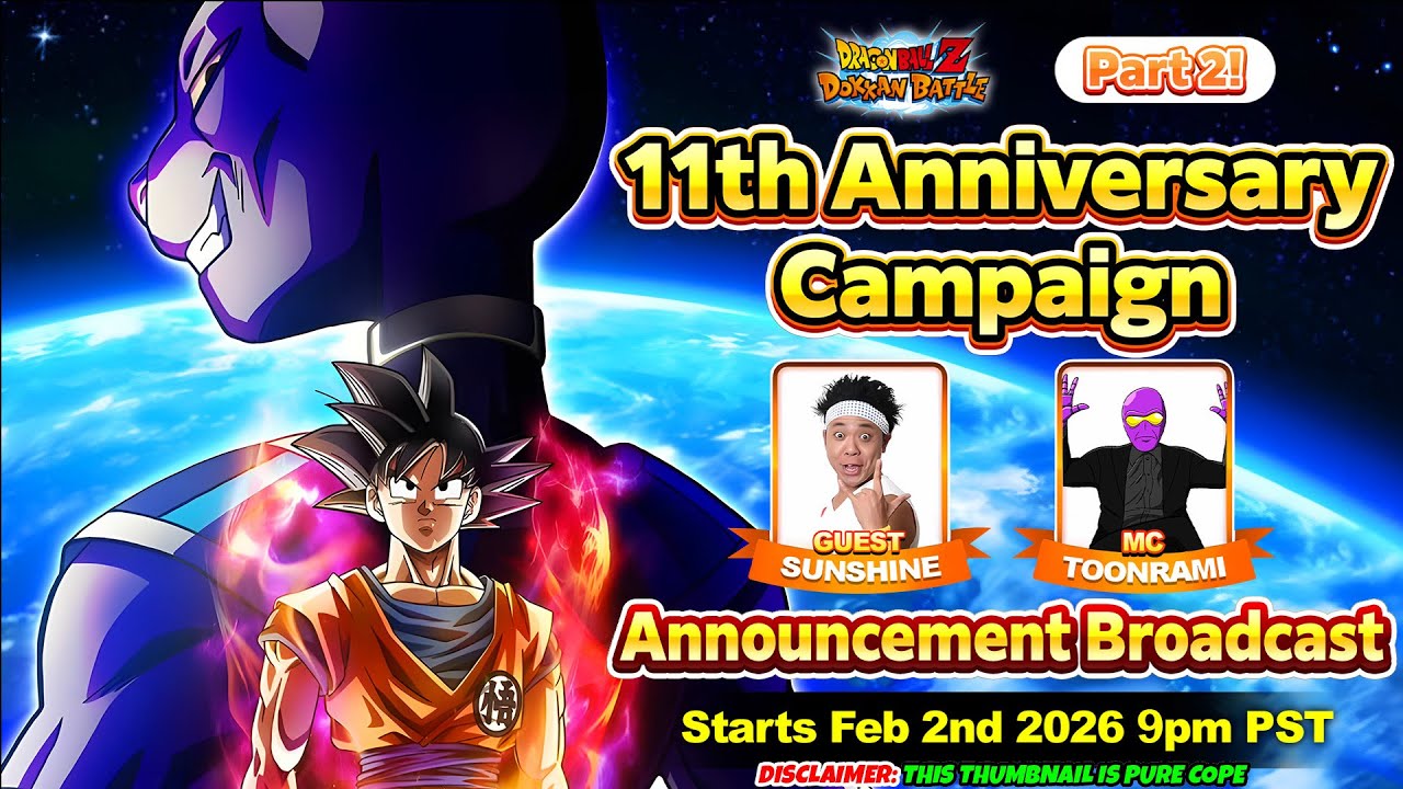 🔴 11th ANNIVERSARY PART 2 REVEAL!! Announcement Broadcast REACTION LIVE | DBZ Dokkan Battle