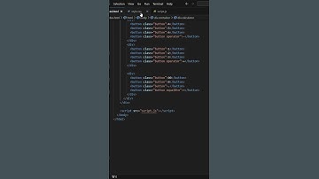 Building Calculator By Using HTML , CSS and JAVASCRIPT|| #calculator #webdevelopment #youtubeshorts