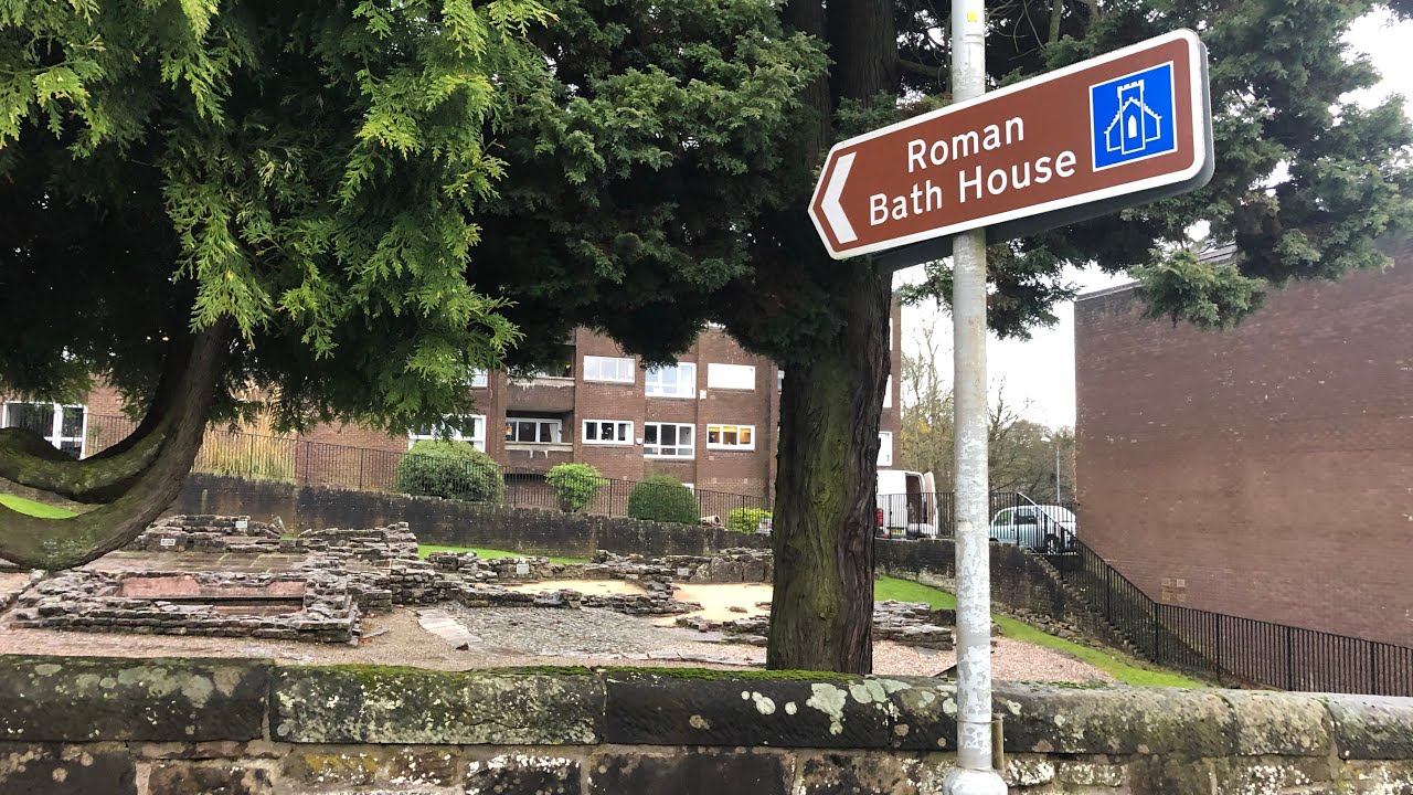ROMANS IN SCOTLAND. Bearsden Bathhouse - ANTONINE WALL