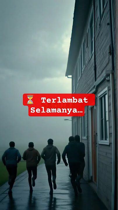 Seandainya Aku Datang Lebih Cepat, Ia Masih Ada Hari Ini 😭#ceritaislami #penyesalan