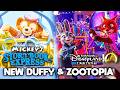 NEW Duffy and Friends Pre-Parade & Zootopia Float - Mickey's Storybook Express Parade