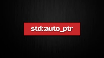 Умные указатели: std::auto_ptr