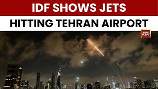 IDF Releases Video Claiming Israeli Jets Strike Iranian Helicopters at Tehran Airport