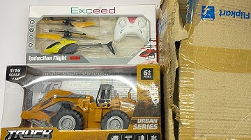 Remote Control Real RC JCB Unboxing & Testing | Exceed RC Helicopter Toy Unboxing | Rc Cars,Jcb Toys