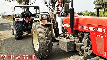 Eicher 557 vs swaraj 855 tractor tochan