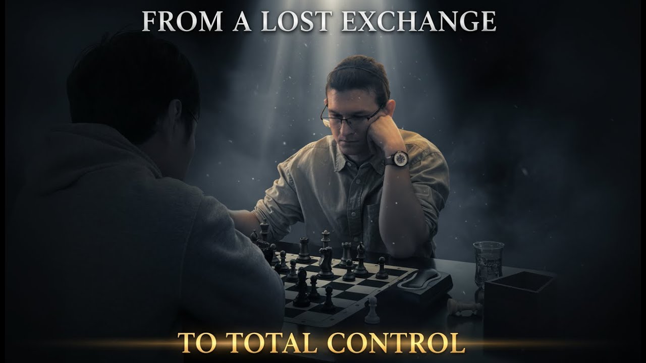 Ex Lost Control From a Lost Exchange to Total Control #chess - YouTube