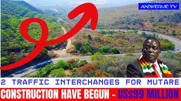 Construction of two state-of-the-art traffic interchanges begins in Mutare,
