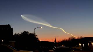 CALIFORNIA SATELLITE MISSLE LAUNCH APRIL 2024 FILMED FROM AZ