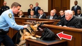 K9 Hund Zog Beamten In Den Gerichtssaal  Was Er Unter Der Richterbank Entdeckte Lie Den Richter