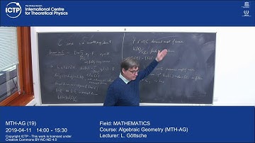 Algebraic Geometry (MTH-AG) Lecture 19