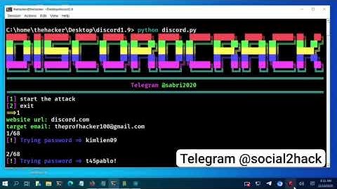 DiscordCrack v1.0.9 - The Hacker