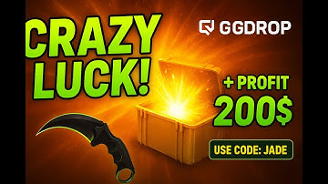 My Luck Went CRAZY on GGDrop! Huge Profit from Cases & Contracts! use code: jade