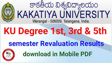 How to check KU Degree 1st, 3rd & 5th semester Revaluation Results 2018-19