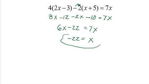 Pre-Calculus: Unit 0 Solving Linear Equations