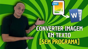 Converter imagem em texto - sem programa