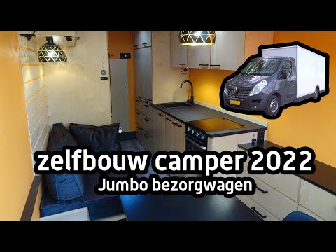 Zelfbouw camper 2022 - Jumbo bezorgwagen - tiny home - stealth camper