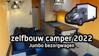 micro Acteur plus Zelfbouw camper 2022 - Jumbo bezorgwagen - tiny home - stealth camper -  YouTube