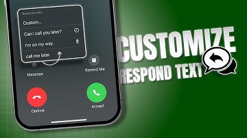 How to Customize Respond with Text for Incoming Calls on iPhone | Setup Auto Reply Text on iPhone