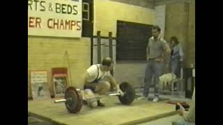 BAWG Powerlifting Hertfordshire &amp; Bedfordsire Championships 1989 Deadlift