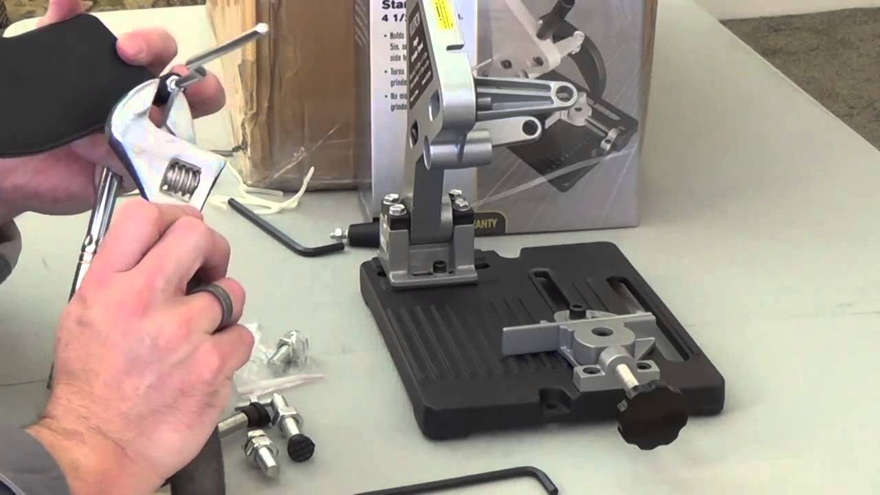 ANGLE GRINDER STAND UNIVERSAL TRADING - YouTube
