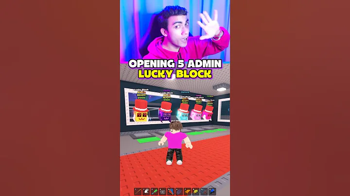 OPENING 5 ADMIN LUCKY BLOCK STEAL A BRAINROT 😱