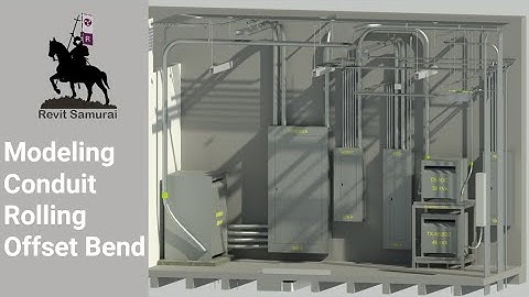 Revit Electrical: Modeling Conduit Rolling Offset in 2D views