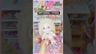 Uni Plush Doll Tutorial: Clean & cute cotton doll hairstyle. Learn quickly! 🌟