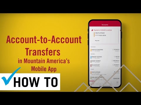 Transfer Money from One Account to Another with the Mountain America Mobile App