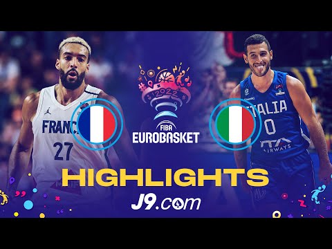 France 🇫🇷 - Italy 🇮🇹 | Quarter-Final | Game Highlights - FIBA #EuroBasket 2022