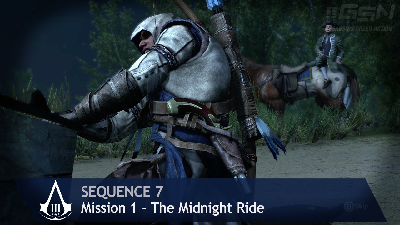 Assassin s Creed 3 Sequence 7 Mission 1 The Midnight Ride 100 Sync YouTube assassin-s-creed-3-sequence-7-mission-1-the-midnight-ride-100-sync-youtube