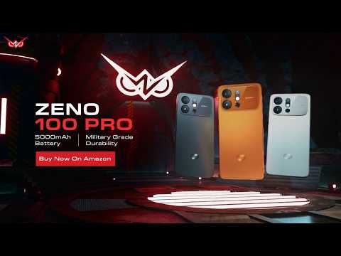Introducing Zeno 100 Pro | Military Grade Durability, 5000mAh Battery | Exclusively on Amazon